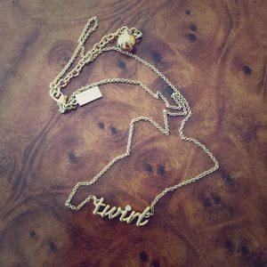Kate Spade “Twirl” necklace